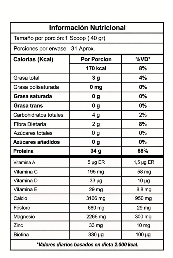 Proteína vegana, 2,5 libras, 31 servicios - Imagen 3